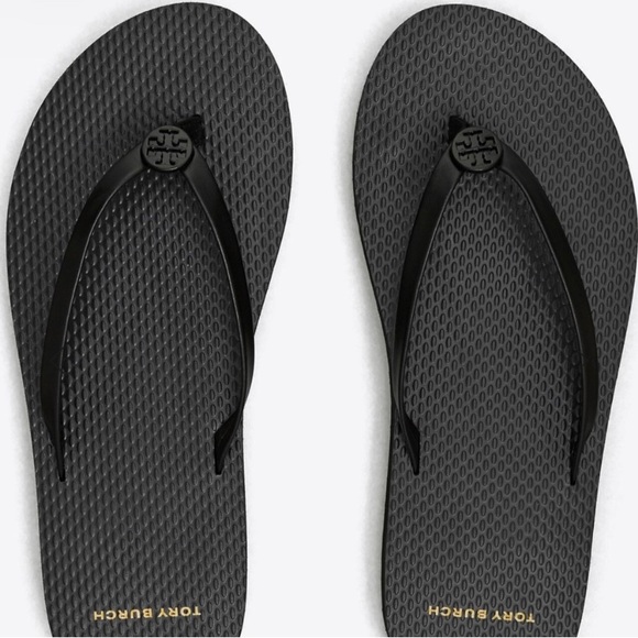 Tory Burch Black Flatform Flip Flop NWT - Picture 4 of 12